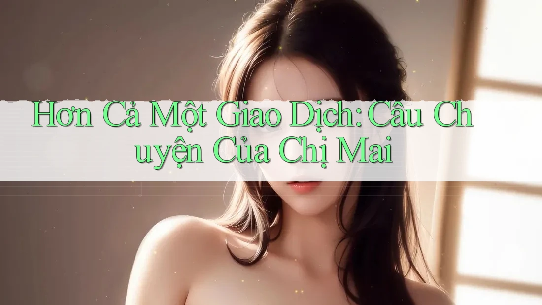 Hơn Cả Một Giao Dịch: Câu Chuyện Của Chị Mai