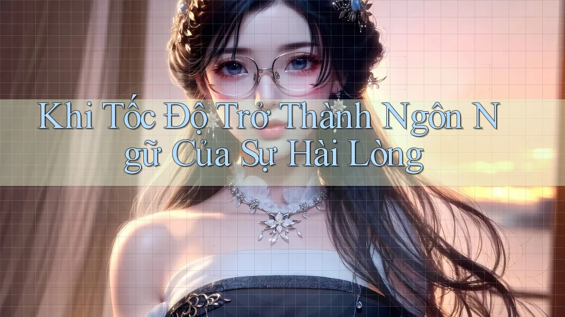 Khi Tốc Độ Trở Thành Ngôn Ngữ Của Sự Hài Lòng Khi Tốc Độ Trở Thành Ngôn Ngữ Của Sự Hài Lòng