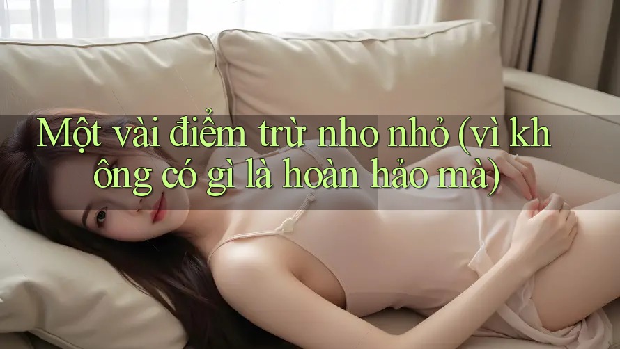 Một vài điểm trừ nho nhỏ (vì không có gì là hoàn hảo mà)