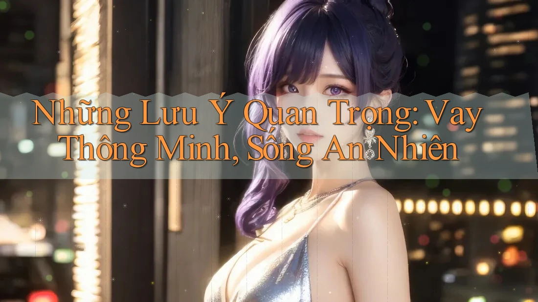 Những Lưu Ý Quan Trọng: Vay Thông Minh, Sống An Nhiên