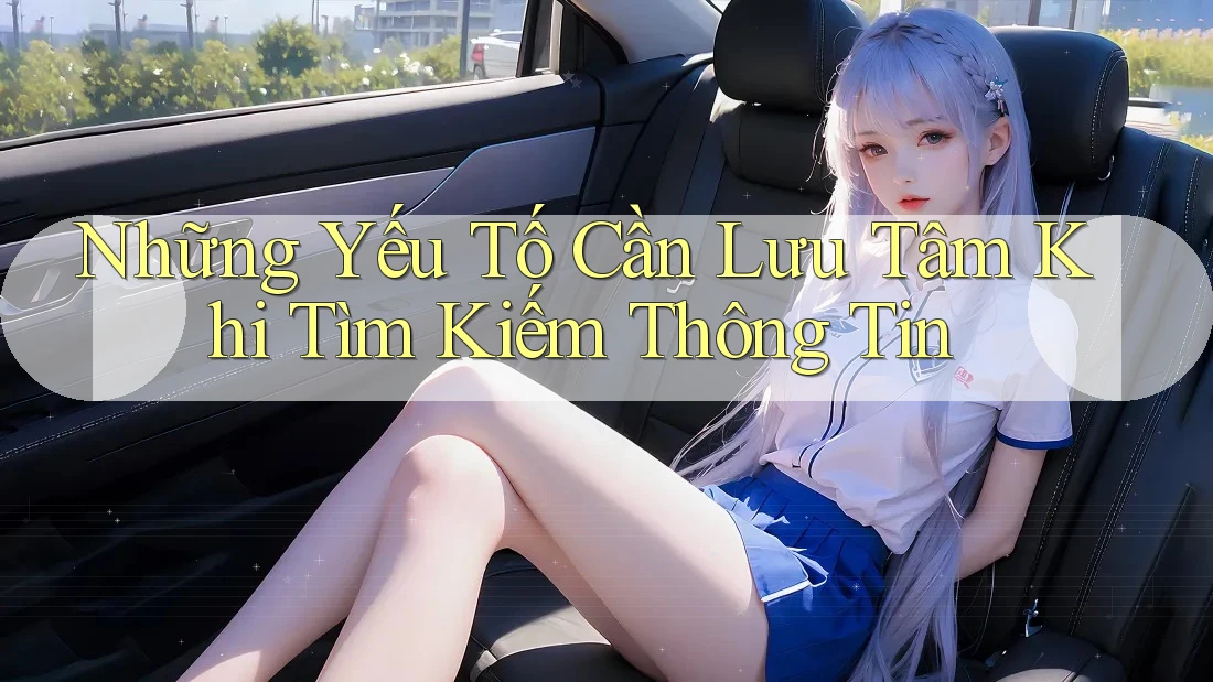 Những Yếu Tố Cần Lưu Tâm Khi Tìm Kiếm Thông Tin Những Yếu Tố Cần Lưu Tâm Khi Tìm Kiếm Thông Tin