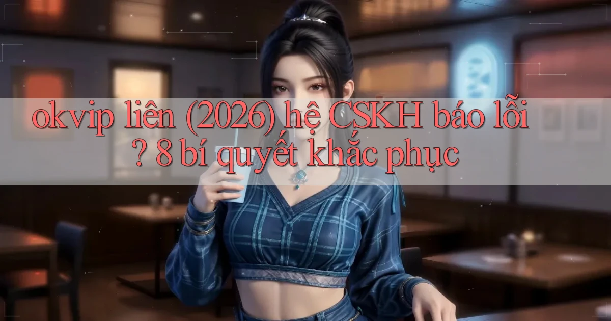 okvip liên (2026) hệ CSKH báo lỗi 8 bí quyết khắc phục