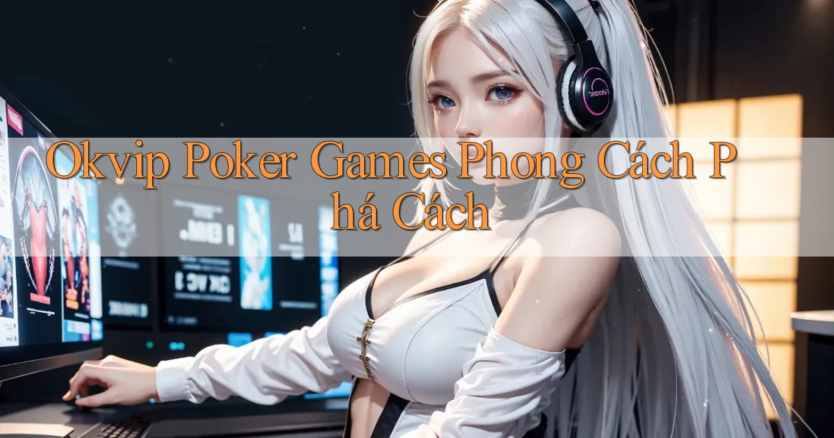 okvip  poker games phong cách phá cách