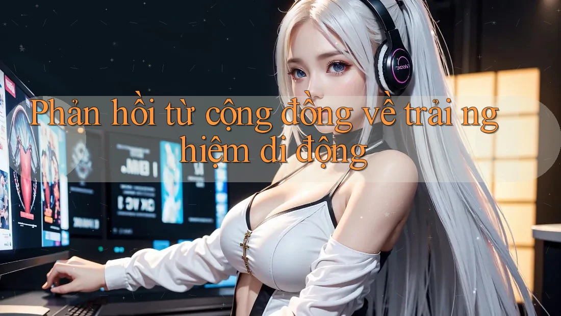 Phản hồi từ cộng đồng về trải nghiệm di động Phản hồi từ cộng đồng về trải nghiệm di động