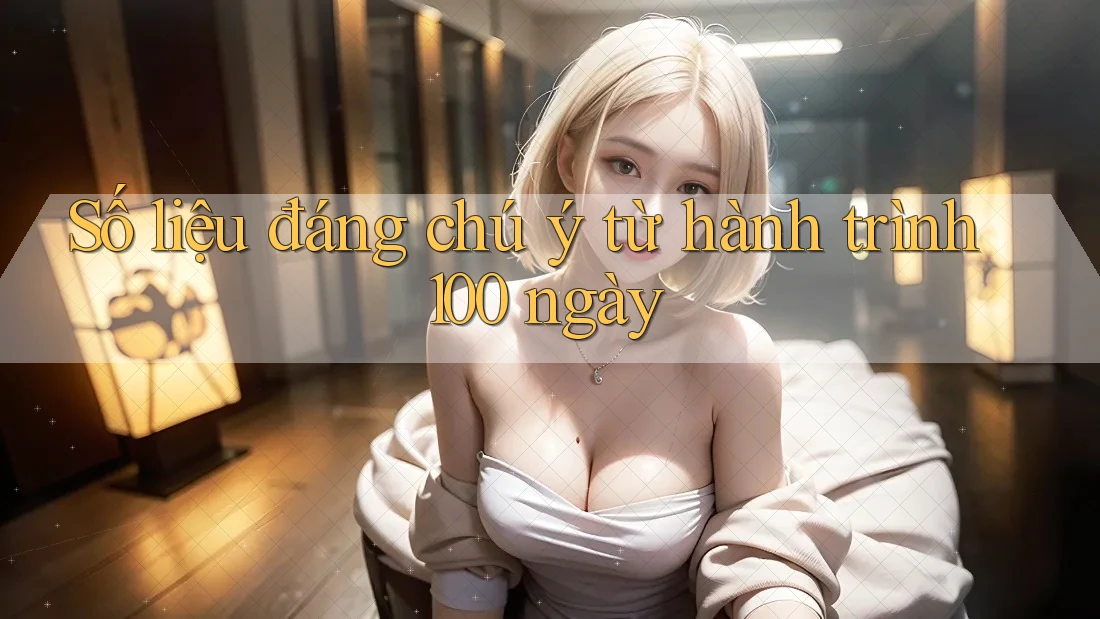 Số liệu đáng chú ý từ hành trình 100 ngày Số liệu đáng chú ý từ hành trình 100 ngày