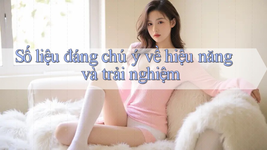 Số liệu đáng chú ý về hiệu năng và trải nghiệm