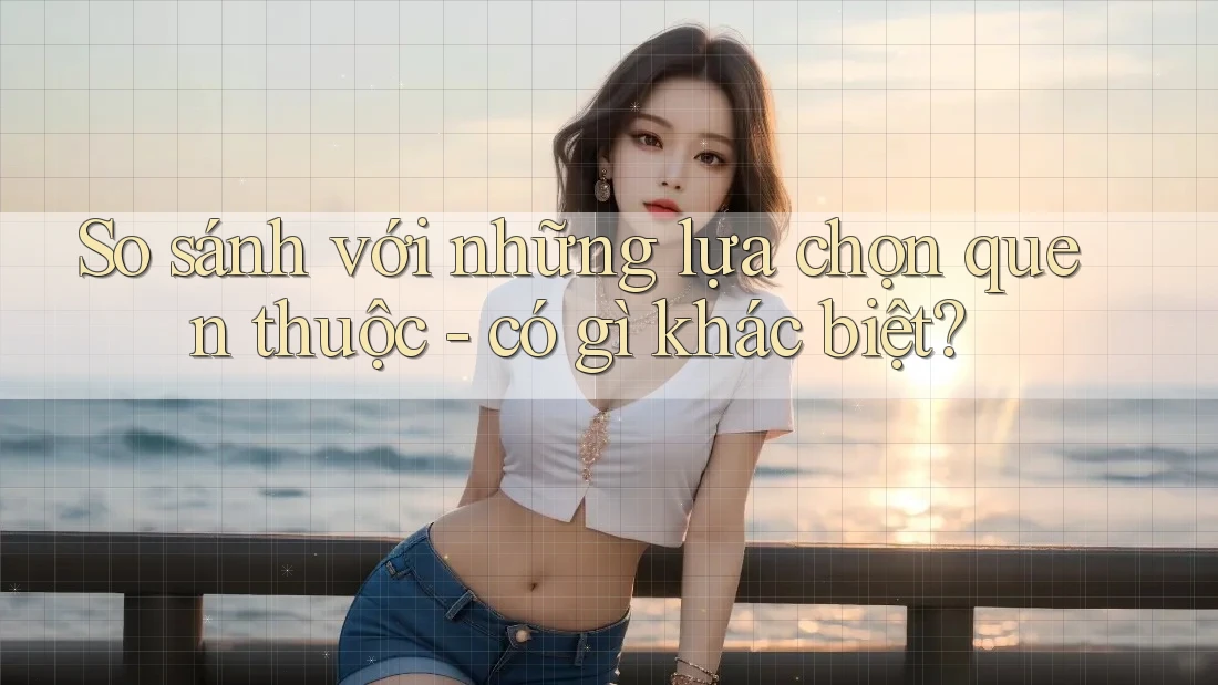 So sánh với những lựa chọn quen thuộc - có gì khác biệt?