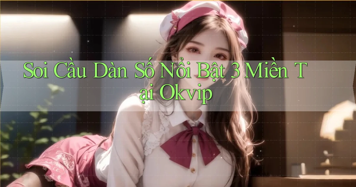 soi cầu dàn số nổi bật 3 miền tại okvip
