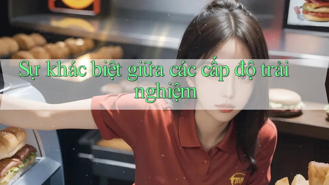 Sự khác biệt giữa các cấp độ trải nghiệm Sự khác biệt giữa các cấp độ trải nghiệm