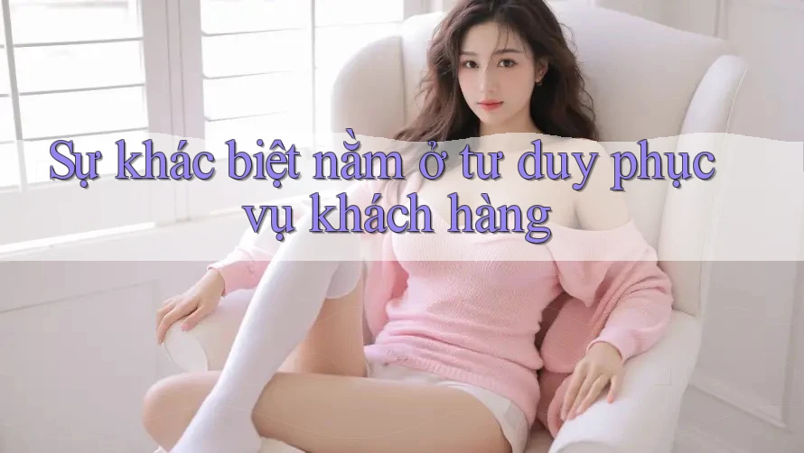 Sự khác biệt nằm ở tư duy phục vụ khách hàng Sự khác biệt nằm ở tư duy phục vụ khách hàng