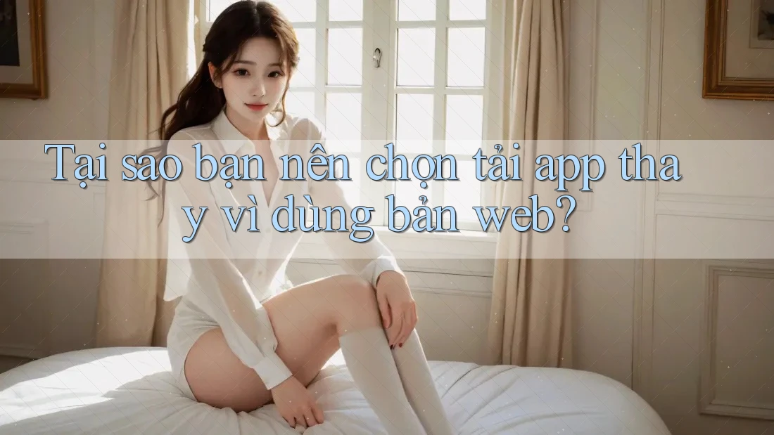 Tại sao bạn nên chọn tải app thay vì dùng bản web? Tại sao bạn nên chọn tải app thay vì dùng bản web?