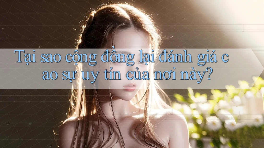 Tại sao cộng đồng lại đánh giá cao sự uy tín của nơi này? Tại sao cộng đồng lại đánh giá cao sự uy tín của nơi này?