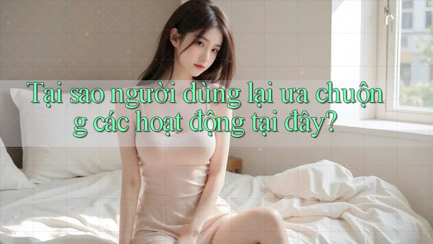 Tại sao người dùng lại ưa chuộng các hoạt động tại đây? Tại sao người dùng lại ưa chuộng các hoạt động tại đây?