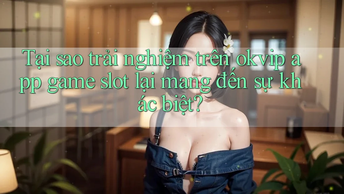 Tại sao trải nghiệm trên okvip app game slot lại mang đến sự khác biệt?