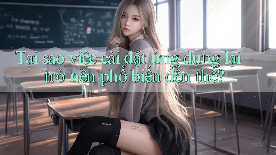 Tại sao việc cài đặt ứng dụng lại trở nên phổ biến đến thế?
