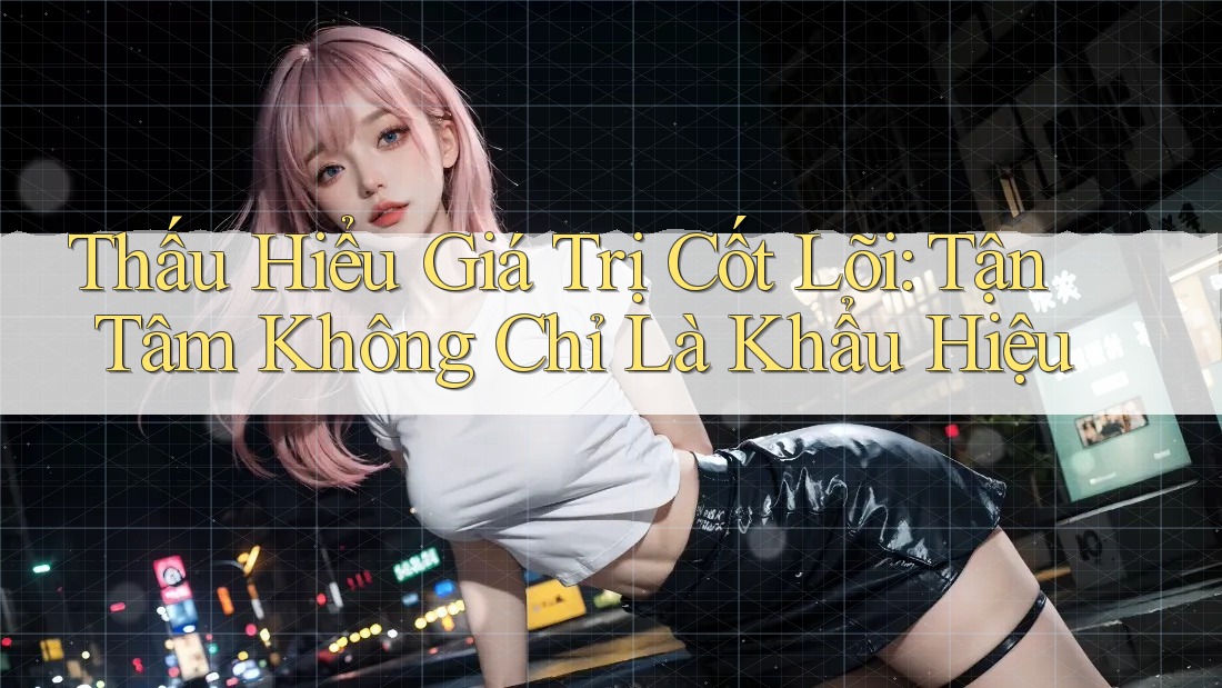 Thấu Hiểu Giá Trị Cốt Lõi: Tận Tâm Không Chỉ Là Khẩu Hiệu