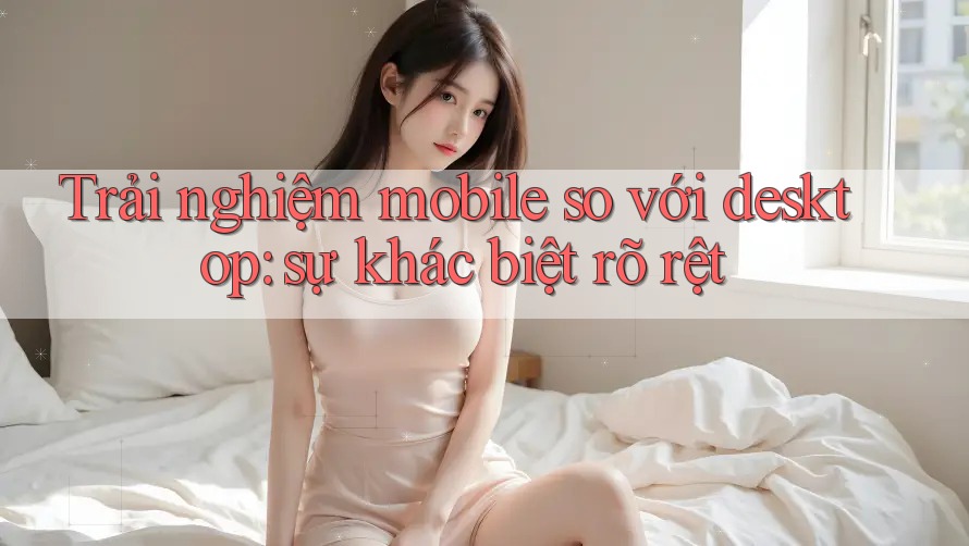 Trải nghiệm mobile so với desktop: sự khác biệt rõ rệt Trải nghiệm mobile so với desktop: sự khác biệt rõ rệt