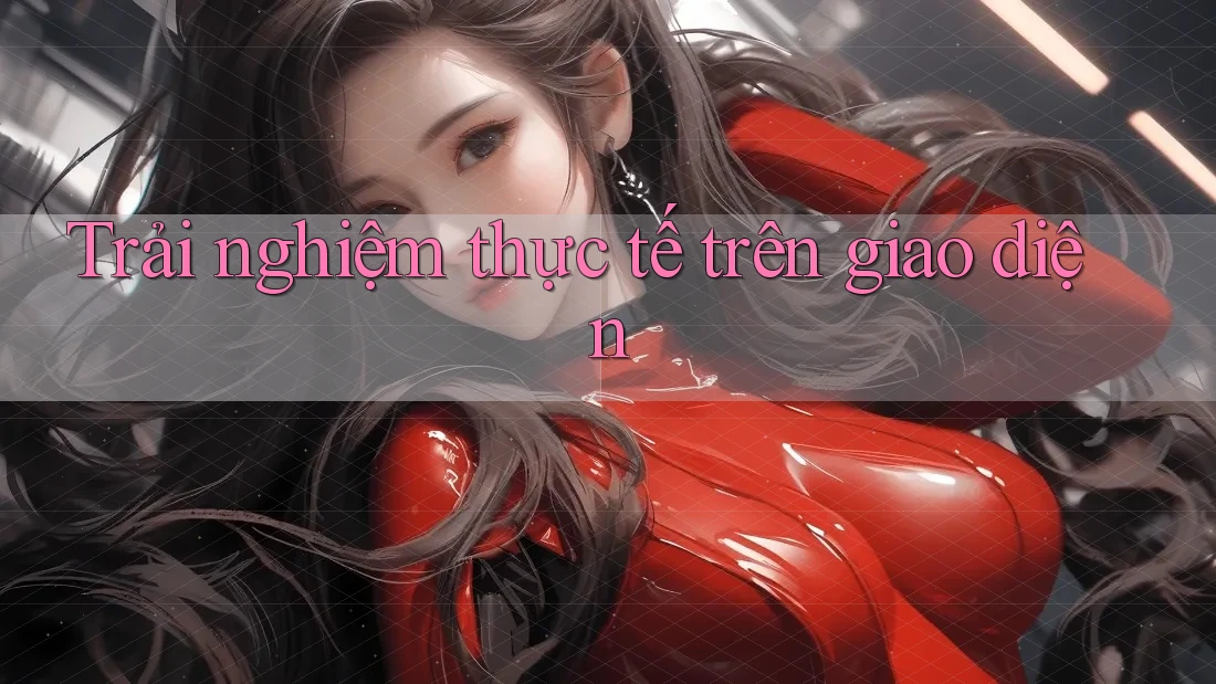Trải nghiệm thực tế trên giao diện