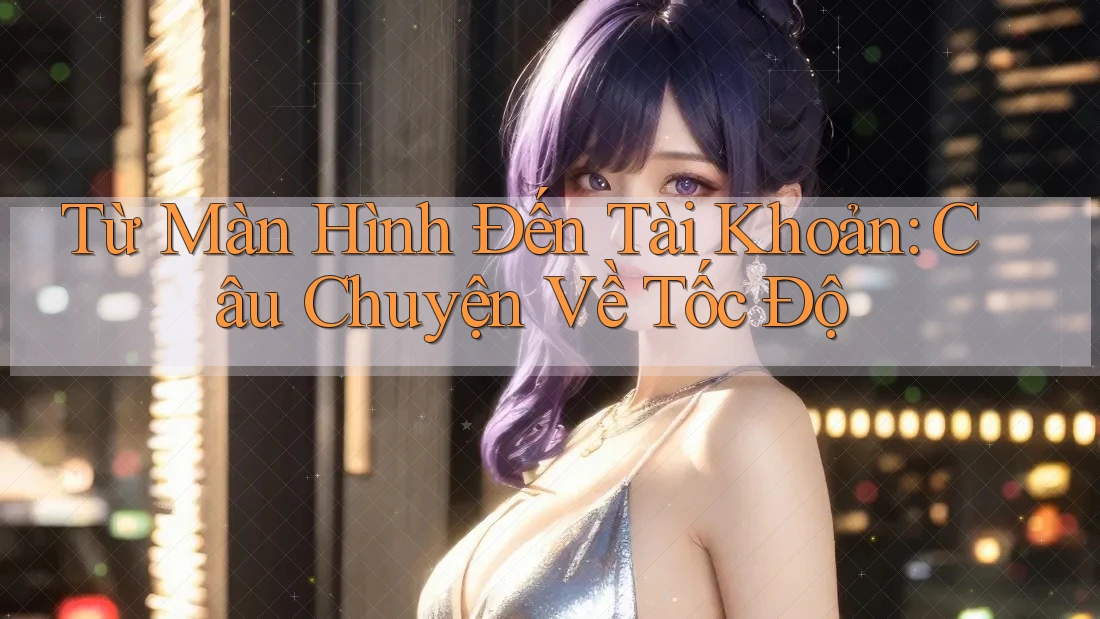 Từ Màn Hình Đến Tài Khoản: Câu Chuyện Về Tốc Độ